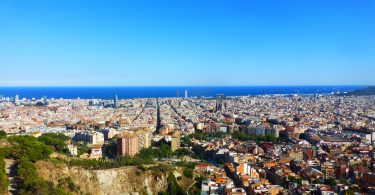 uitzicht over barcelona bij dag