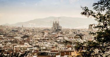 uitzicht over barcelona, inclusief sagrada familia