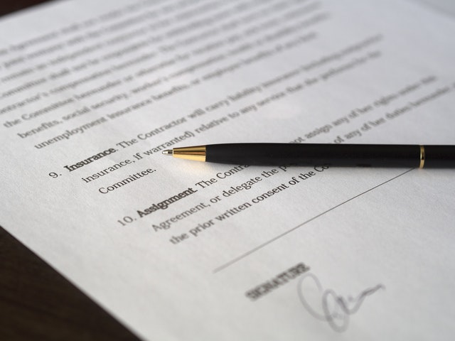 contract met pen