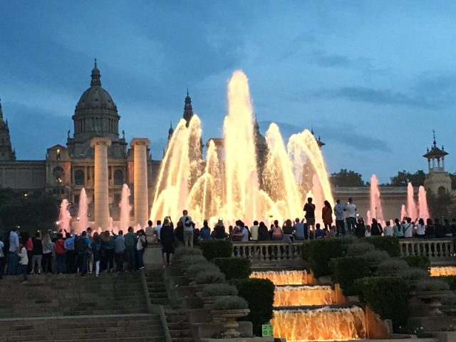 fontein bij montjuic