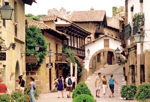 straatje in poble espanyol