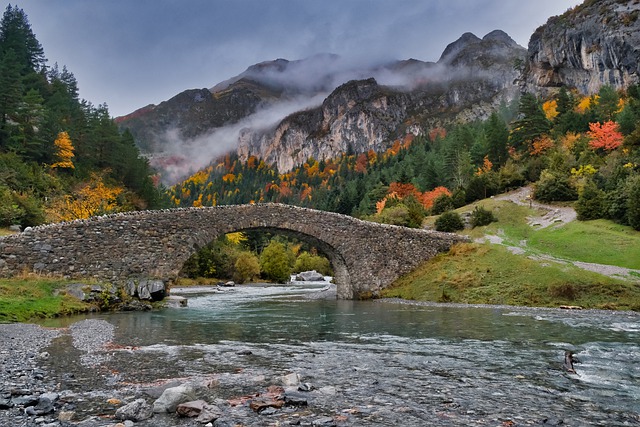 herfst in pyreneen