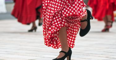 flamenco jurk en schoenen