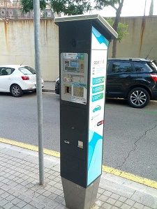parkeerautomaat barcelona