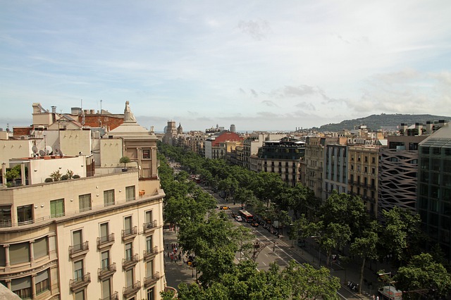 grote straat in barcelona