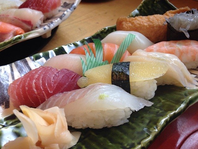 verschillende soorten sushi