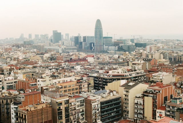 uitzicht barcelona - torre glories