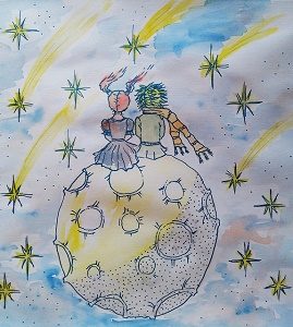 tekening de kleine prins