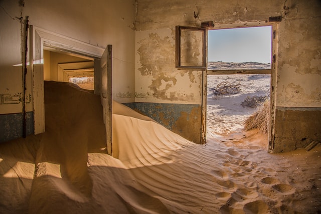 zand in je huis