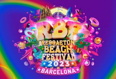 poster reggaeton beach festival bcn 2023