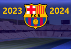 logo en seizoen 2023-2024 barca
