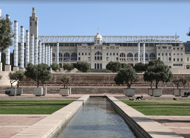 Stadium Lluís Companys in Barcelona